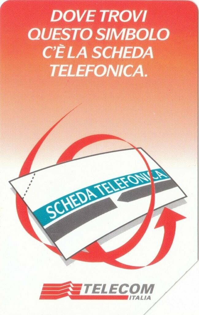 carte telefoniche - Dove trovi questo simbolo... (rossa) -italia da L.5000 Mantegazza - Usata