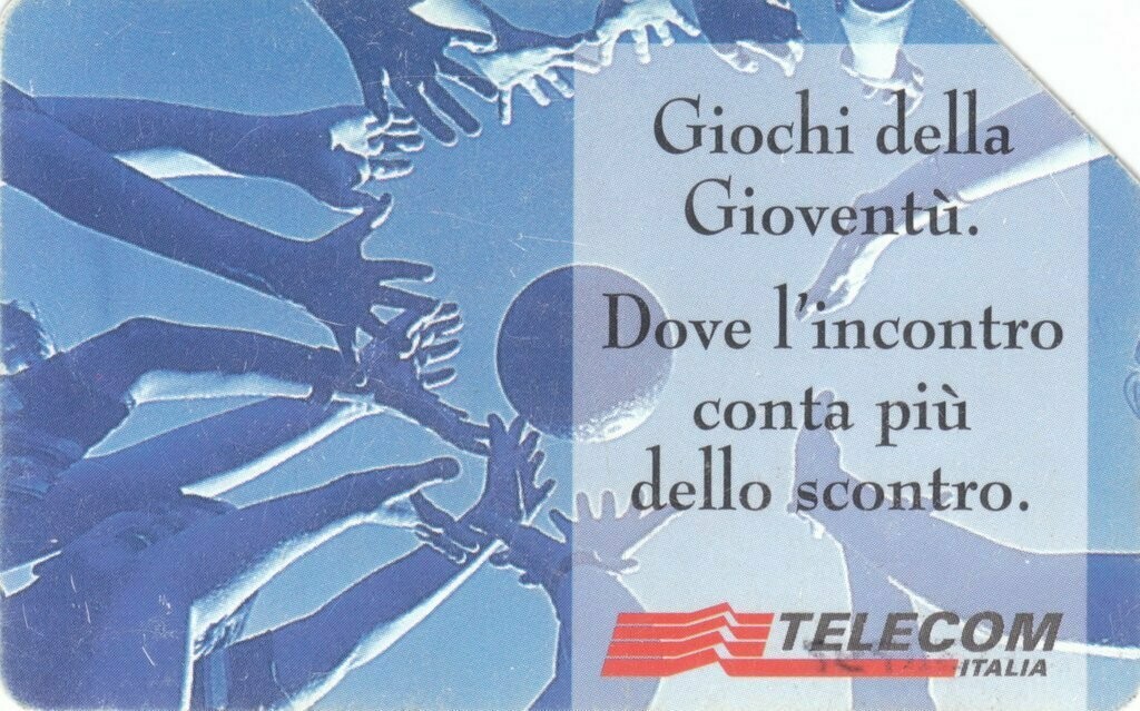 carte telefoniche - Giochi Della Gioventù 1997 -italia da L.5000 Technicard System S.p.A. - Usata