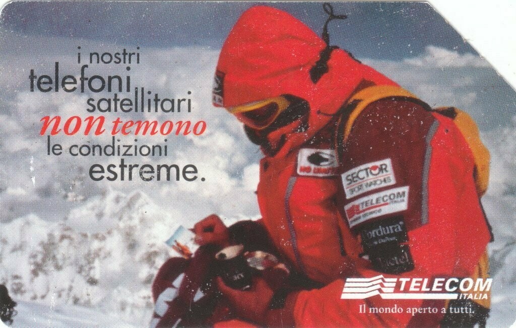 carte telefoniche - Hans Kammerlander -italia da L.10000 Mantegazza - Usata