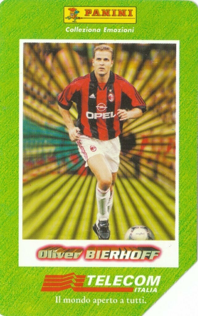 carte telefoniche - I Grandi Acquisti 98/99 - O. Bierhoff -italia da L.5000 Mantegazza - Usata
