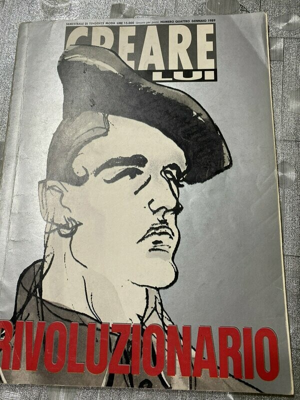 Creare Lui N.4 - Prisco Ed. - "rivoluzionario" - gennaio 1989 rivista semestrale di moda (vintage)