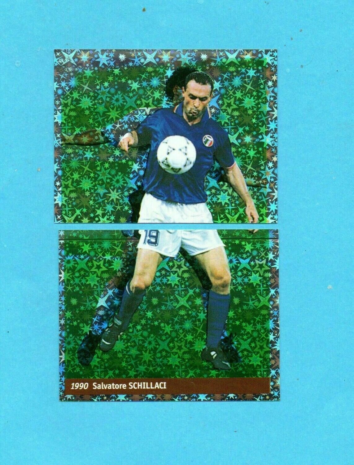 Figurina - DS - France 98 - Salvatore Schillaci N.14-15 - Nuova - ITALIA