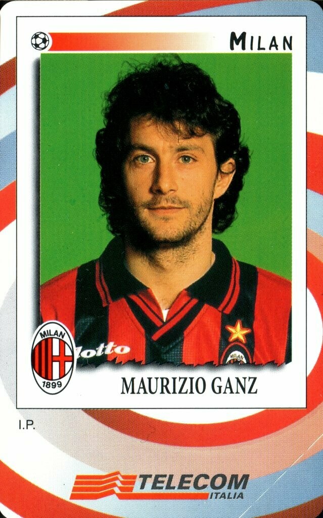 carte telefoniche - Introvabili Panini - Maurizio Ganz -italia da L.5000 Mantegazza - Usata