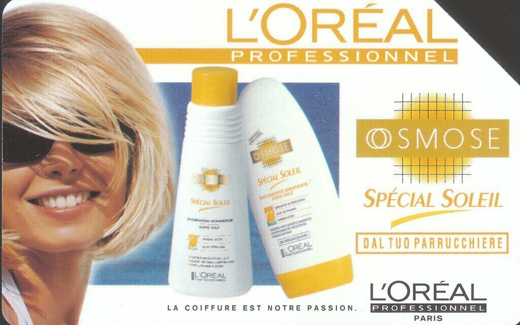 carte telefoniche - L'Oreal Osmose -italia da L.10000 Technicard System S.p.A. -  Usata