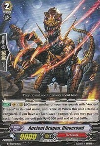Carta Vanguard - Ancient Dragon, DinoCrow [G Format] - Draghi Sigillo Liberati