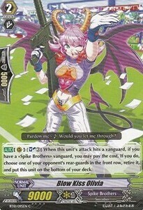 Carta Vanguard - Blow Kiss Olivia [G Format] - Triumphant Return of the King of Knights