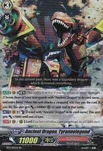 Carta Vanguard - Ancient Dragon, Tyrannolegend [G Format] (V.2 - Double Rare) - Draghi Sigillo Liberati
