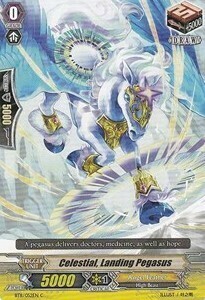Carta Vanguard - Celestial, Landing Pegasus [G Format] - Draghi Sigillo Liberati