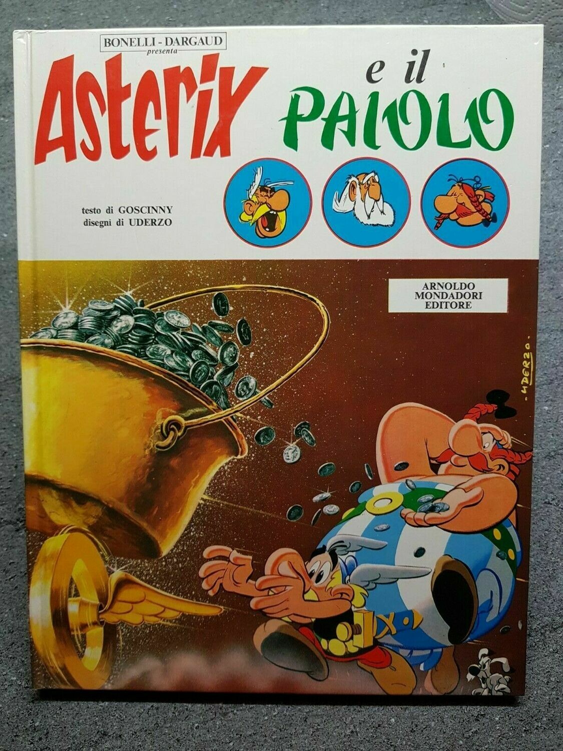 Asterix e il paiolo - N.5 - Bonelli-draguard - Mondadori ed. -1984- Usato Buono
