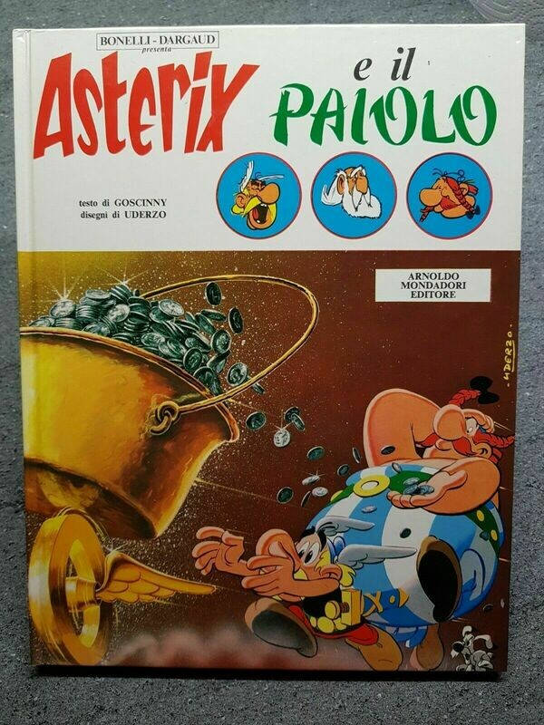 Asterix e il paiolo - N.5 - Bonelli-draguard - Mondadori ed. -1984- Usato Buono