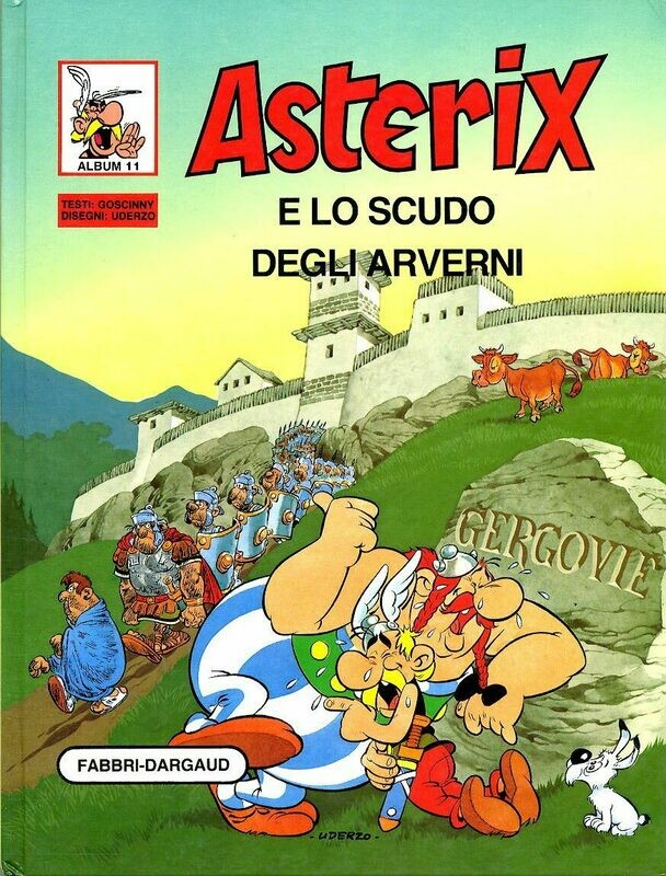 Asterix e lo scudo degli Arverni -Fabbri-Dargaud- N.11-  Usato Buono