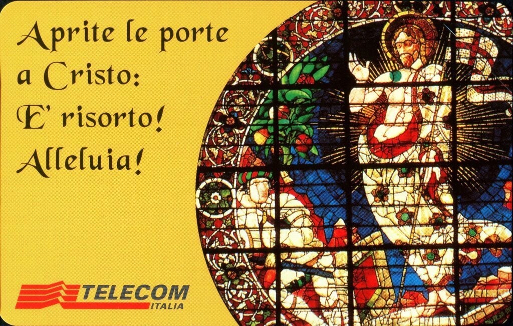 carte telefoniche - Pasqua 1998 -italia da L.10000 Cellograf (catalogo) C&C:2864, Gol:795 Usata