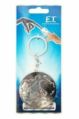 E.T. the Extra-Terrestrial Metal Keychain Moon