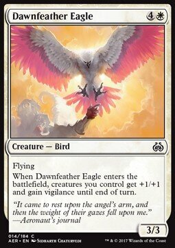 Carta MTG-Aquila Piumaurora-AER