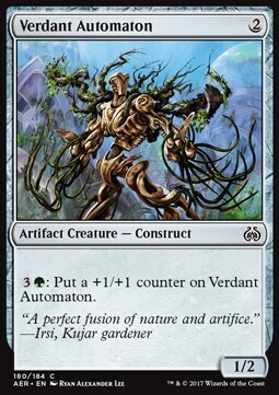 Carta MTG-Automa Verdeggiante-AER