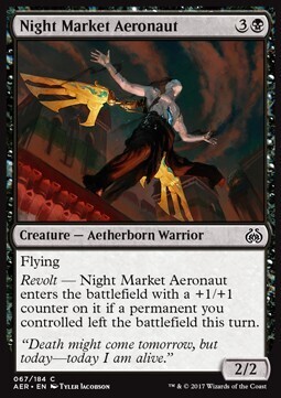 Carta MTG-Aeronauta del Mercato Notturno-AER