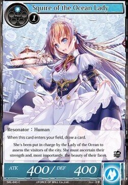 Squire of the Ocean Lady- FOW -SKL-ITA-NM-foil