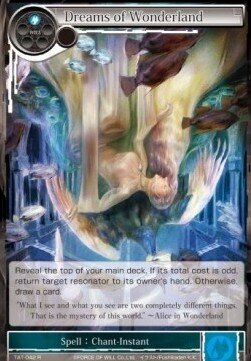 Dreams of Wonderland- FOW -TAT-ITA-NM-foil