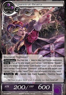 Queen of Hearts- FOW -TAT-ITA-NM-foil