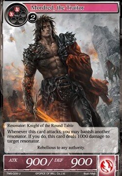 Mordred, the Traitor- FOW -TMS-ITA-EX-foil