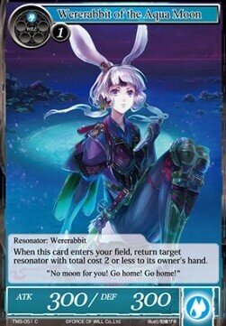 Wererabbit of the Aqua Moon- FOW -TMS-ITA-NM-foil