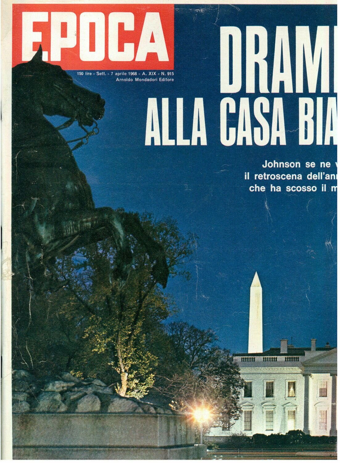 epoca rivista vintage 1968 anno XIX N.915 - Mondadori ed