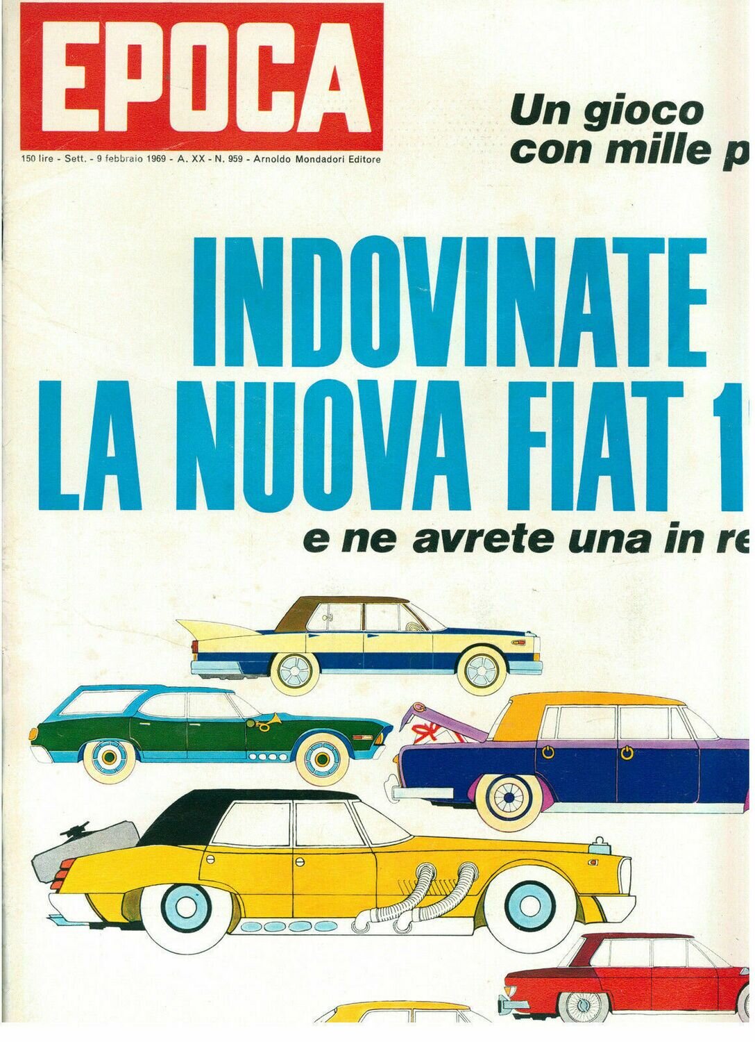 epoca rivista vintage 1969 anno XX N.959 - Mondadori ed