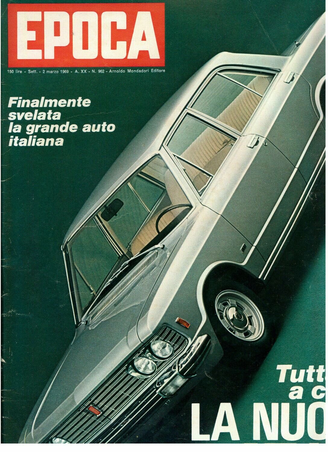 epoca rivista vintage 1969 anno XX N.962 - Mondadori ed