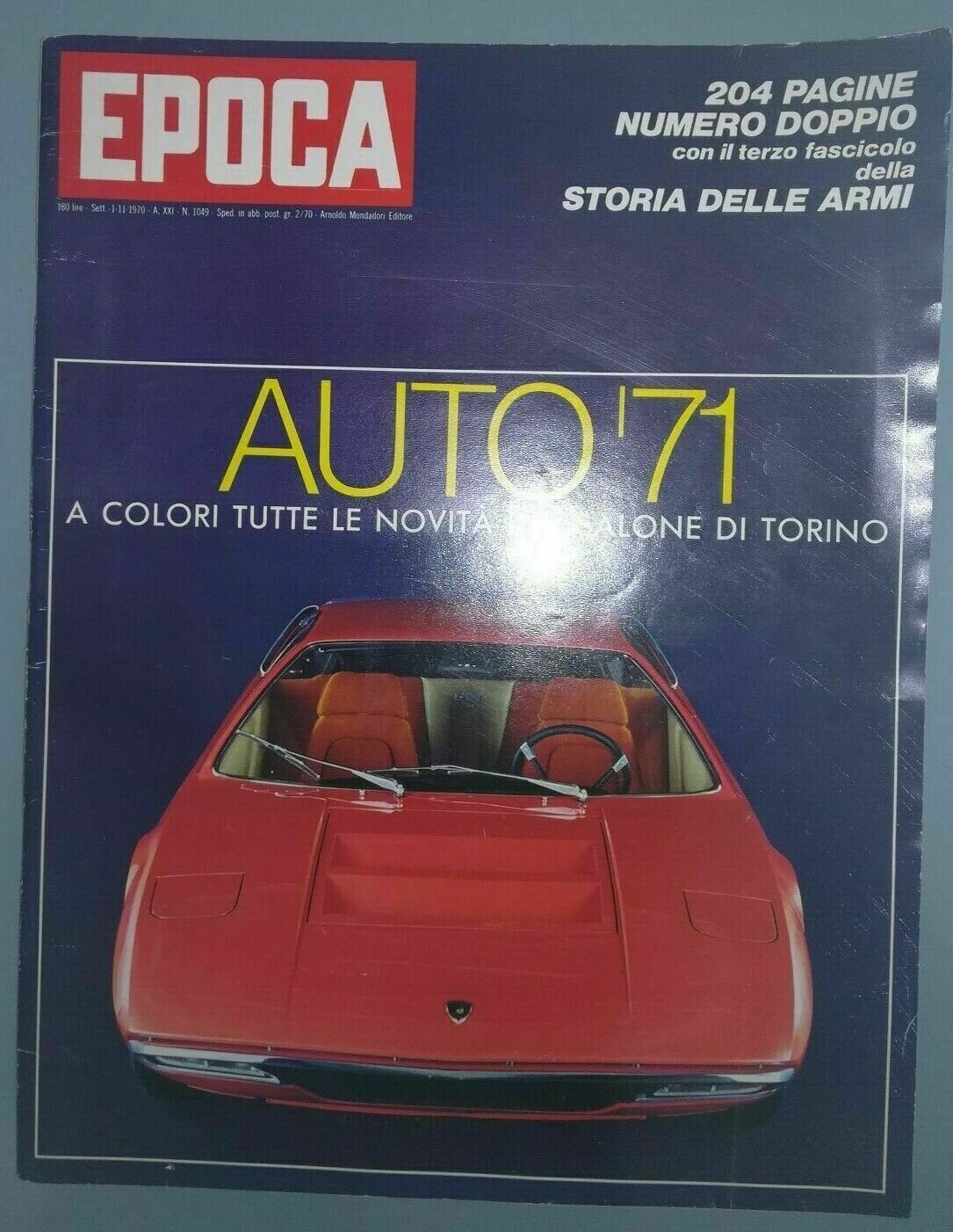 epoca rivista vintage 1970 anno XXI N.1049 - Mondadori ed