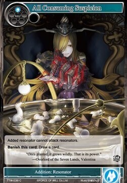 All Consuming Suspicion- FOW -TTW-ITA-NM-foil