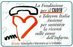 carte telefoniche - La Fondazione Per Il Cuore -italia da L.5000 Publicenter S.p.A. - Usata