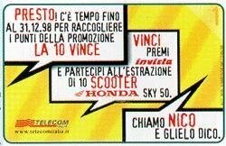 carte telefoniche - La 10 Vince - Ultimi Giorni -italia da L.10000 Mantegazza - Usata