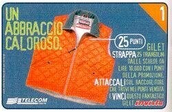 carte telefoniche - La 10 Vince - Gilet -italia da L.10000 Cellograf