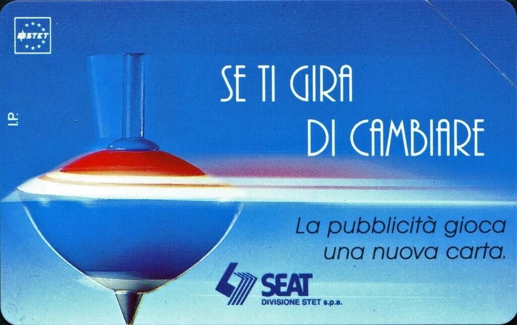 carte telefoniche - SEAT - Se ti gira di cambiare -italia da L.5000 Technicard S.p.A. (catalogo) C&C:2440, Gol:321 Usata