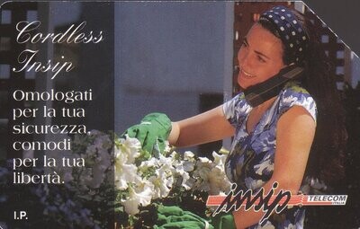 carte telefoniche - Servizi - Cordless Insip -italia da L.5000 Mantegazza (catalogo) C&C:2501, Gol:449 Usata