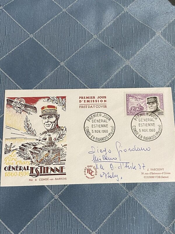 FDC Francia - General Estienne 1960  - 0,15 F