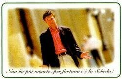 carte telefoniche - La scheda è una cosa meravigliosa - Protagonista -italia da L.5000 Mantegazza (catalogo) C&C:2720, Gol:648 Usata