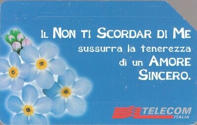 carte telefoniche - Messaggi Floreali - Non Ti Scordar Di Me -italia da L.10000 Cellograf (catalogo) C&C:F3022, Gol:1005 Usata