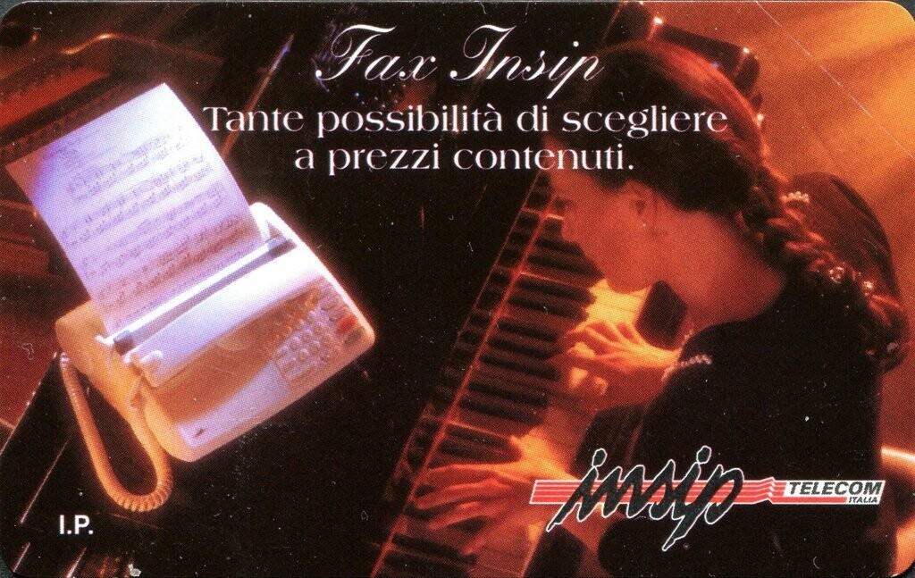 carte telefoniche - Servizi - Fax Insip -italia da L.5000 Mantegazza (catalogo) C&C:2502, Gol:468 Usata