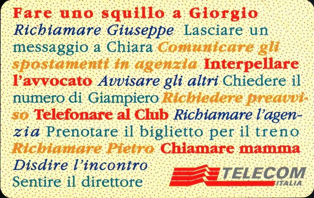 carte telefoniche - Storie Di Vita Quotidiana -italia da L.10000 Cellograf (catalogo) C&C:2487, Gol:435 Usata