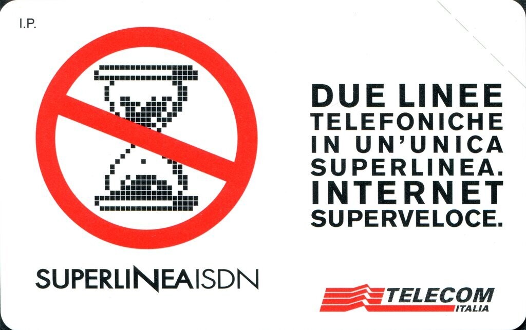 carte telefoniche - Superlinea ISDN -italia da L.10000 Cellograf (catalogo) C&C:2898, Gol:826 Usata