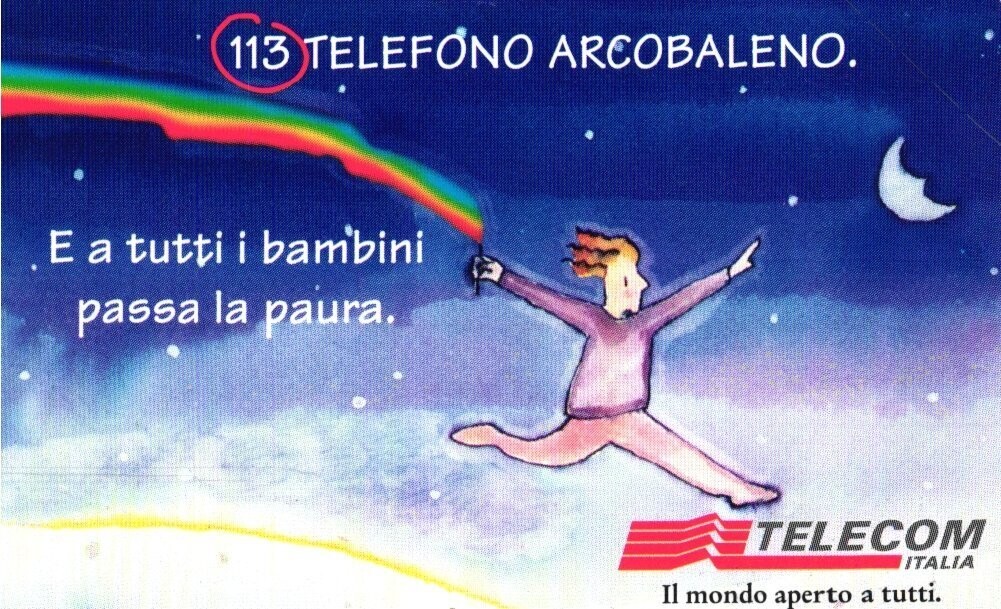 carte telefoniche - Telefono Arcobaleno -italia da L.5000 Cellograf (catalogo) C&C:F3019, Gol:936 Usata