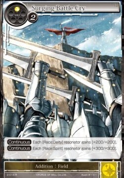Surging Battle Cry- FOW -The War of Valhalla-EN-NM-Foil