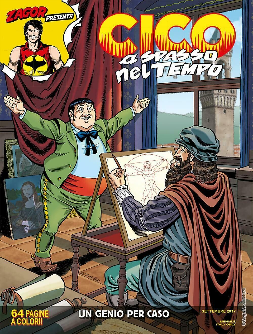 Zagor Presenta Cico a spasso nel tempo N.4 Un genio per caso