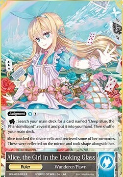 Alice, the Girl in the Looking Glass // Alice, the Saint of Healing- FOW -SKL-ITA-NM-foil