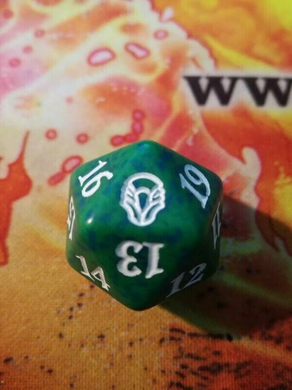dado D20 magic dominaria verde