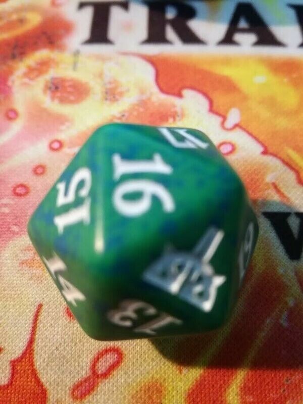 dado D20 magic rivali di ixalan verde