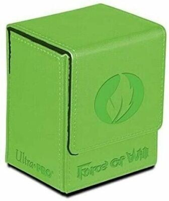 Force of Will Water Magic Stone Flip Box - color green
