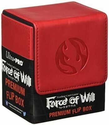 Force of Will Water Magic Stone Flip Box - color red