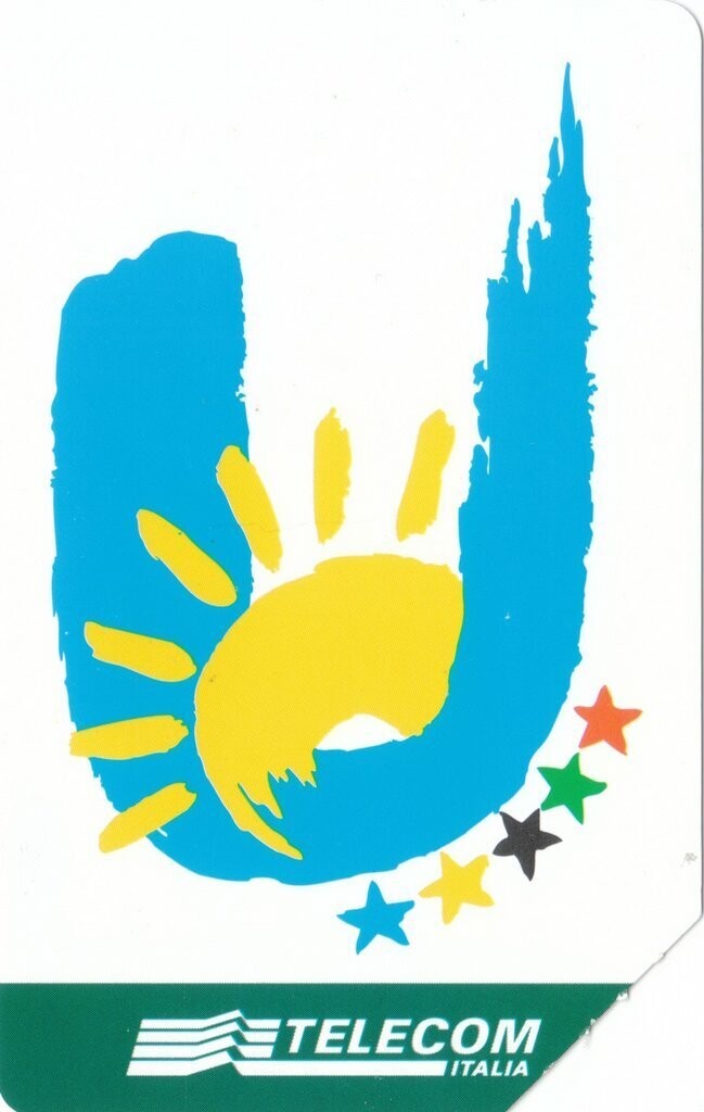 carte telefoniche - XIX Universiade - Mascotte -italia da L.5000 Mantegazza C&C:2710, Gol:645 Usata